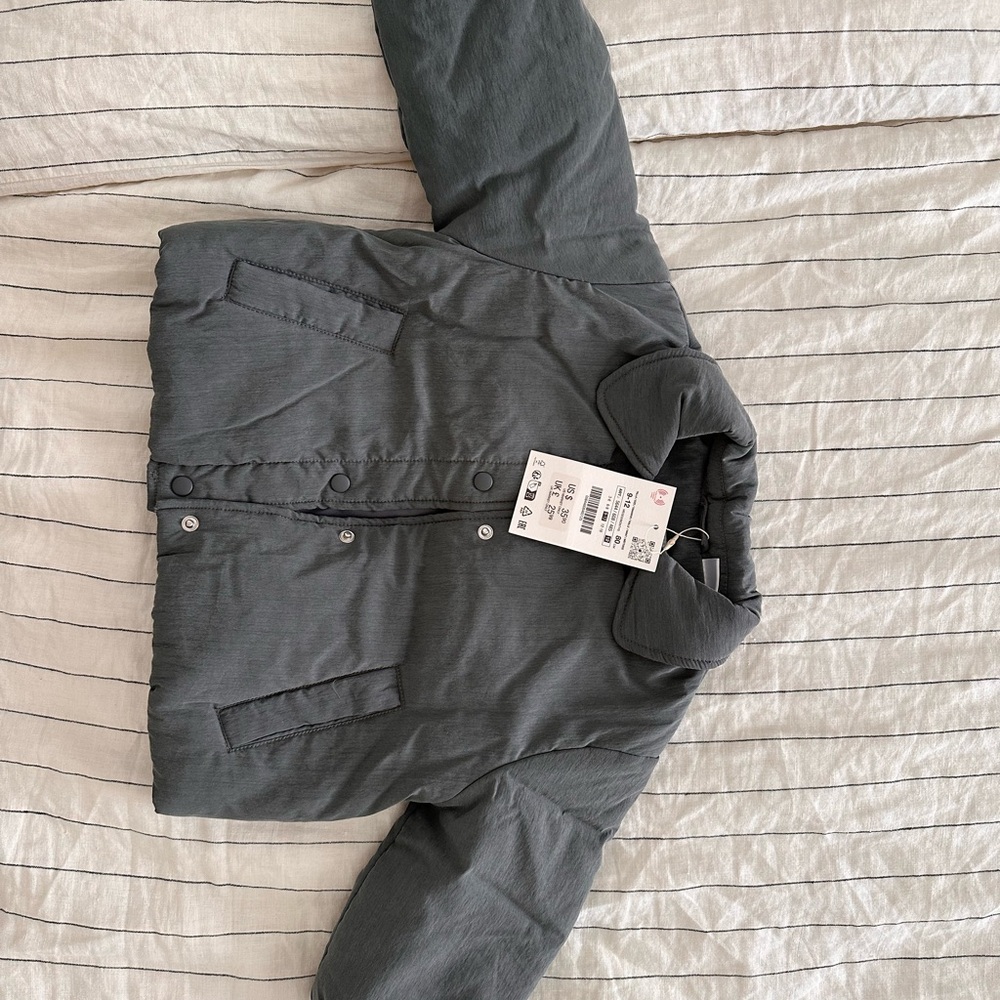 Baby Gray Puffer Jacket